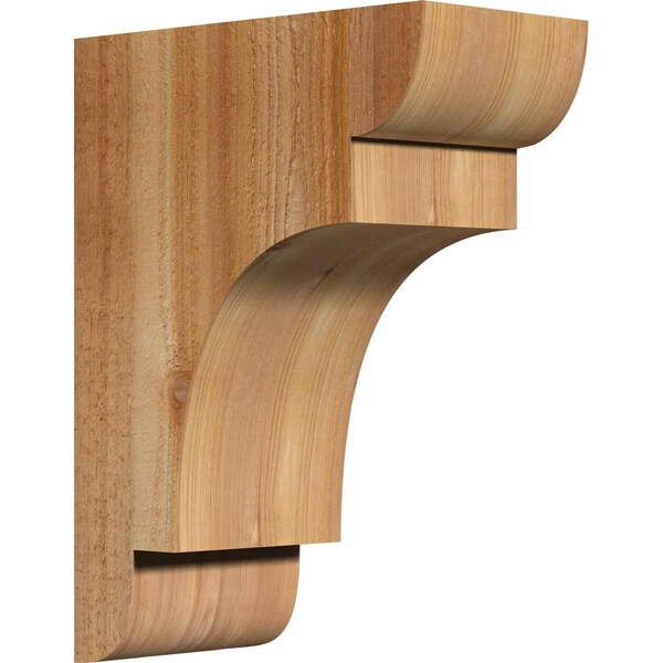 Ekena Millwork New Brighton Rough Sawn Corbel, Western Red Cedar, 6"W x 12"D x 16"H COR06X12X16NEB00RWR - main